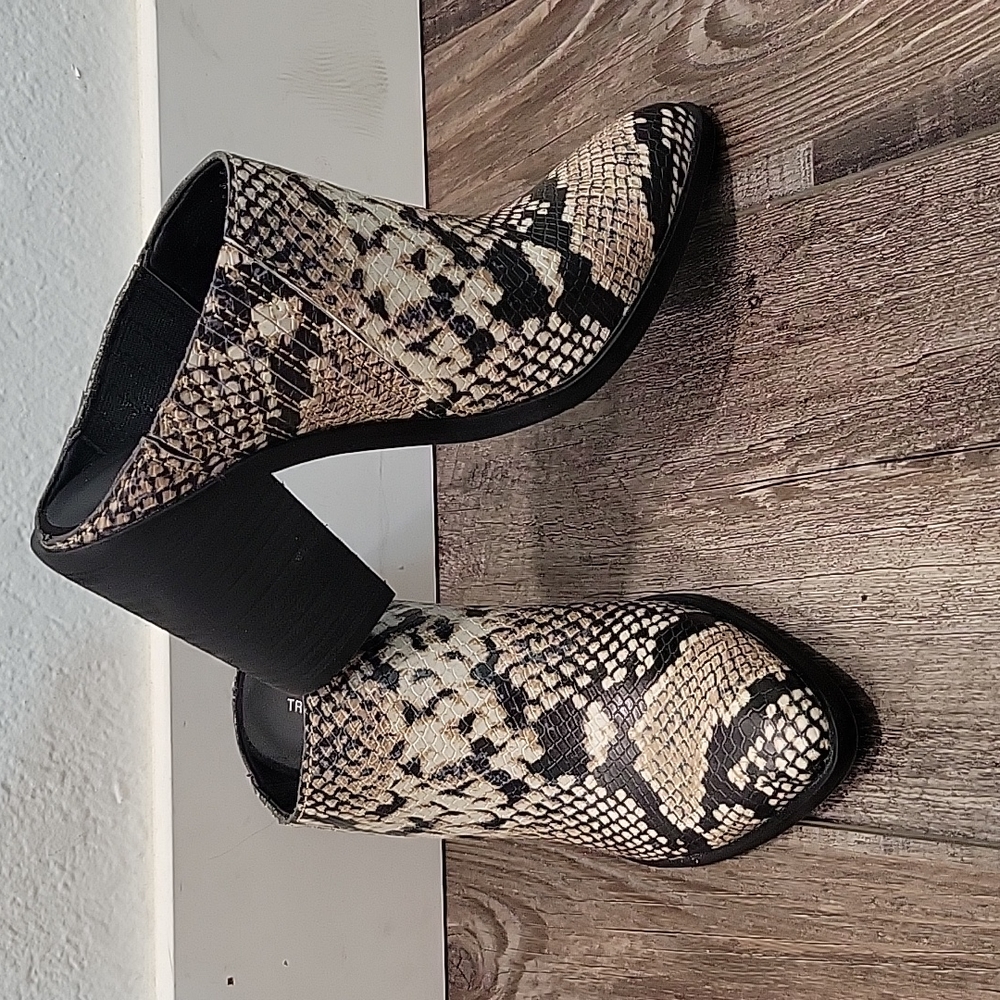 Snakeskin Mules